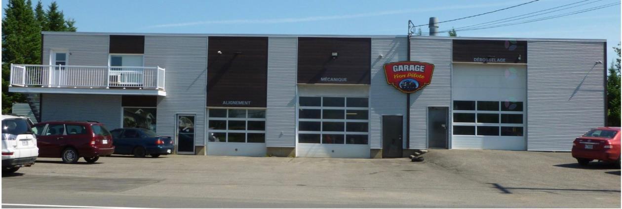 Garage Pilote — Immeuble commercial à vendre, Lévis, Québec